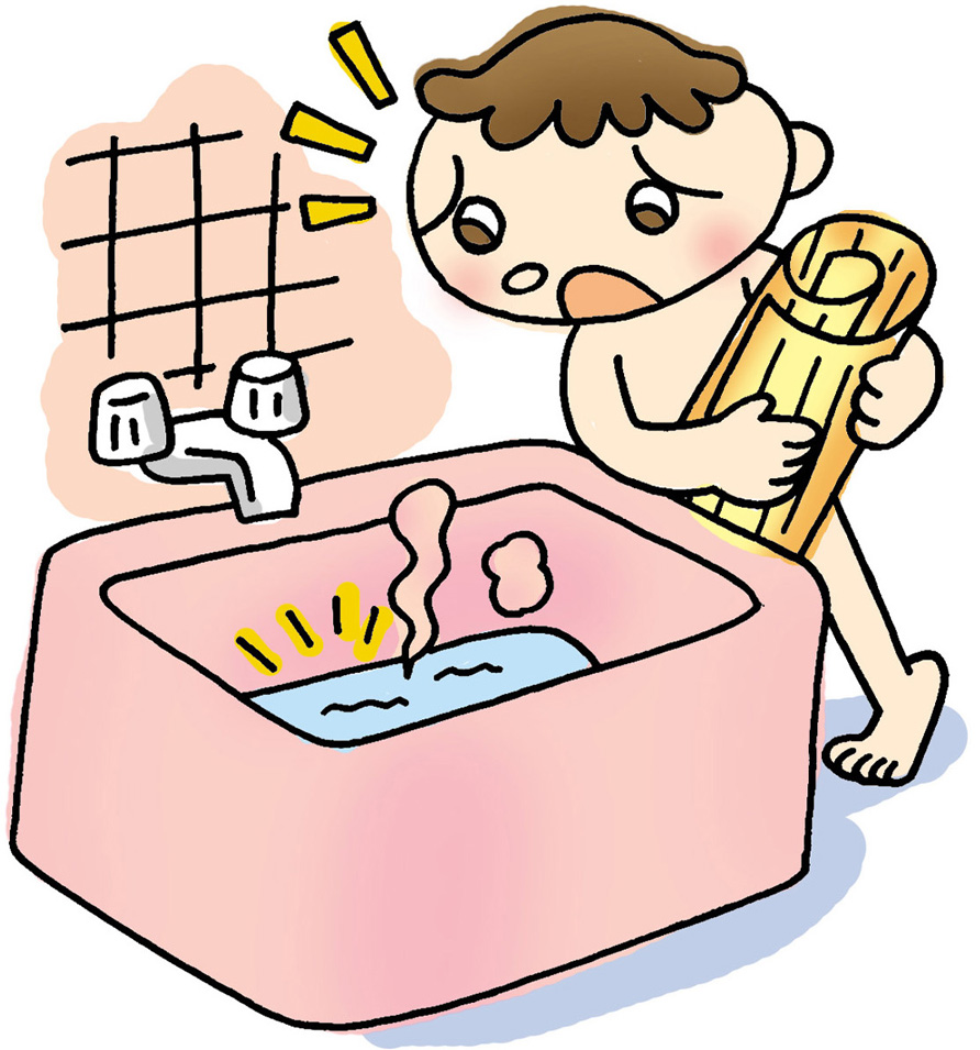 シャワーやお湯の出が悪い